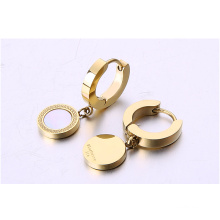 Fashion Stainless Steel Jewelry Circular Shells Earring/Jewelry